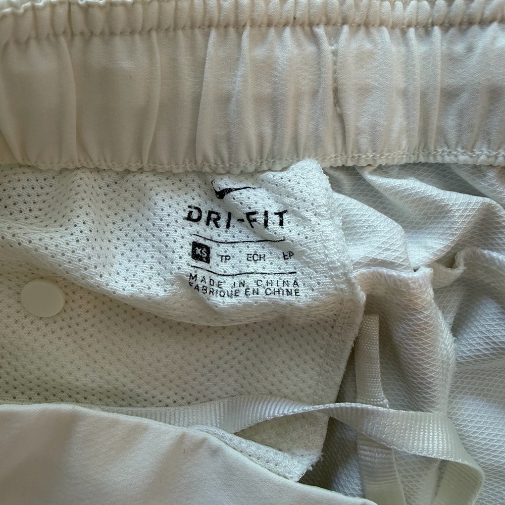Nike White Dri-FIT Athletic Shorts - Picture 3 of 5